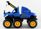 Tow Truck, size 18.5 cms in Blue by Maisto, miniature diecast scale model truck.