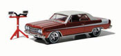 Chevrolet Chevelle SS 1965, scale 1:64 in Red by GreenLight,GL Muscle series-2, diecast scale model car